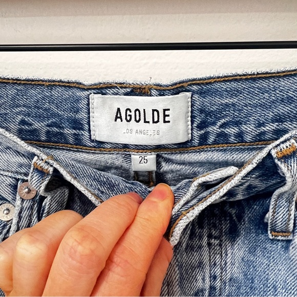 AGOLDE Double Pocket Riley Jeans size 25 - Picture 3 of 12